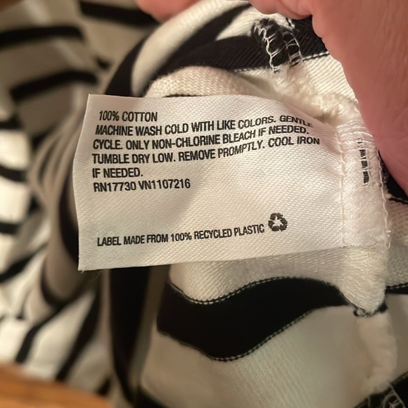 The Nines by HATCH XXL Striped Cotton Dress - Picture 3 of 6